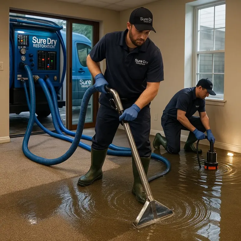 Water Extraction and Removal process in Beverly Cove, MA
